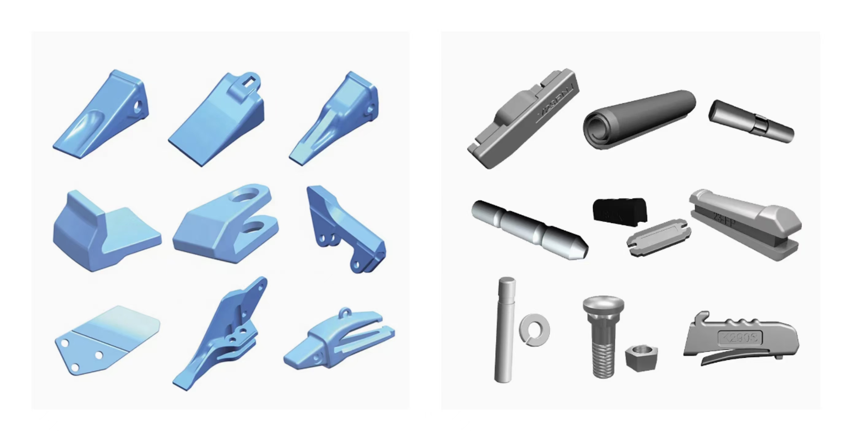 Cubierta labial para excavadora