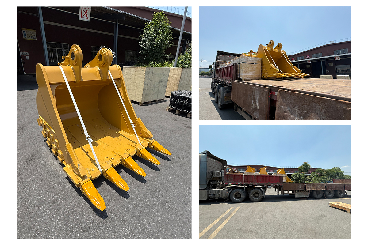 Envío de exportación de un cubo de fundición integral